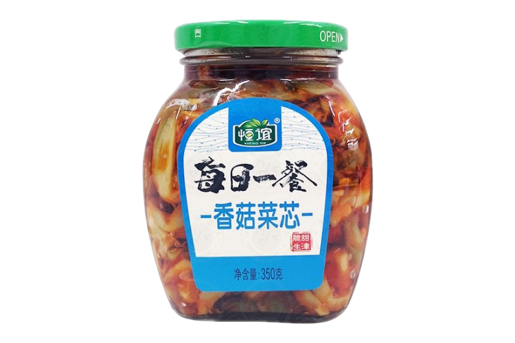 恒谊香茹菜心350G